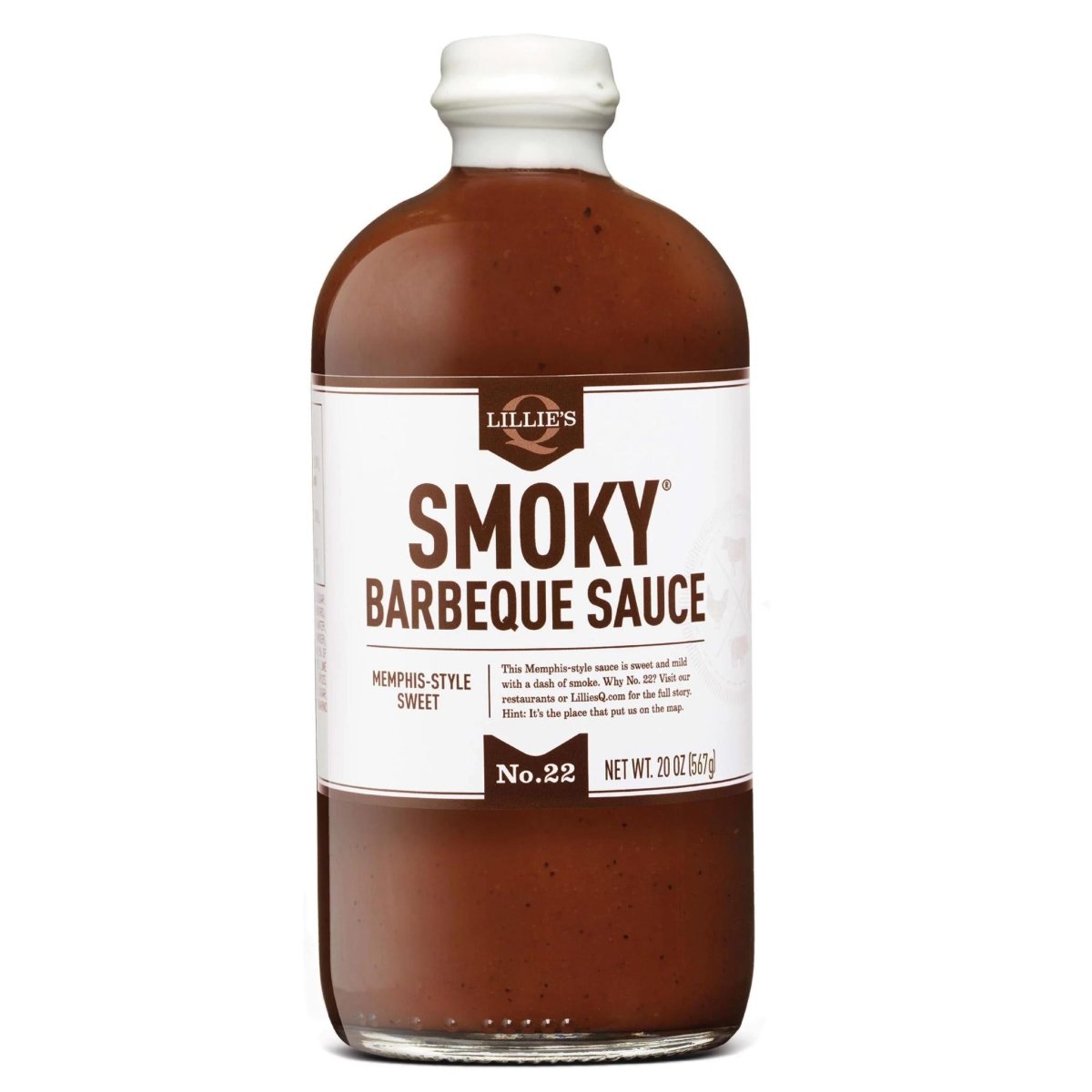 Lillie's Q - 'Smoky' Barbeque Sauce (20OZ) - The Epicurean Trader