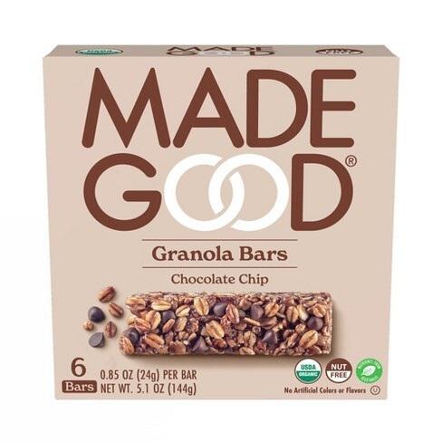 Made Good - Chocolate Chip Granola Bars (6CT) - The Epicurean Trader