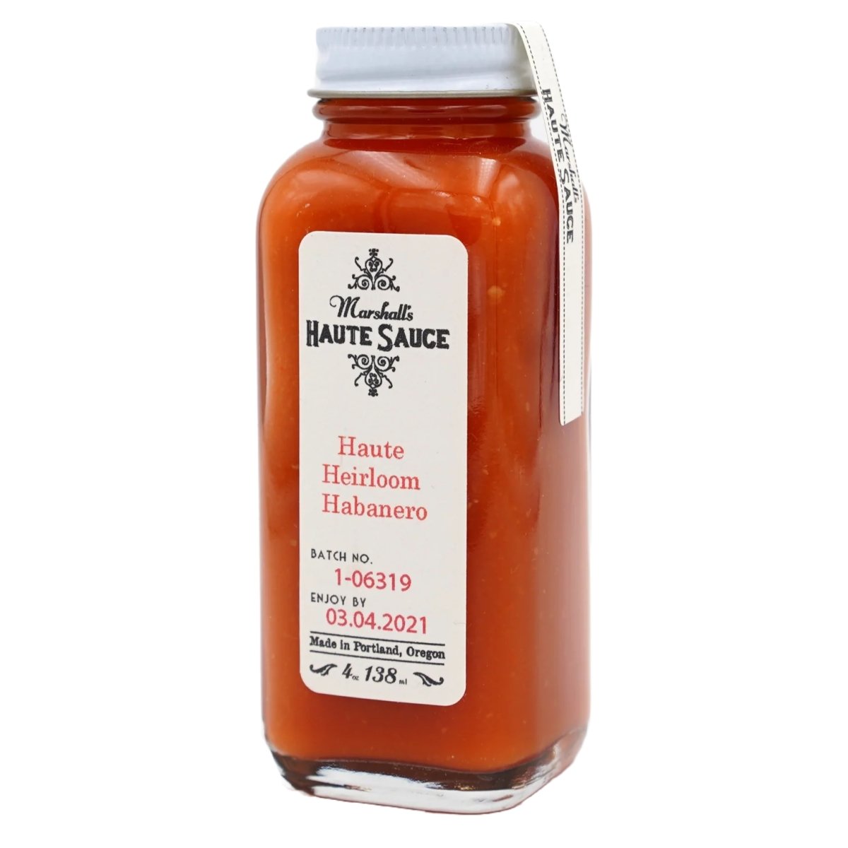 Marshall's Haute Sauce - 'Haute Heirloom Habanero' Hot Sauce (4OZ)