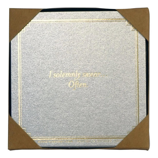 MatchDaddy - 'I Solemnly Swear... Often.' Coasters (12CT) - The Epicurean Trader