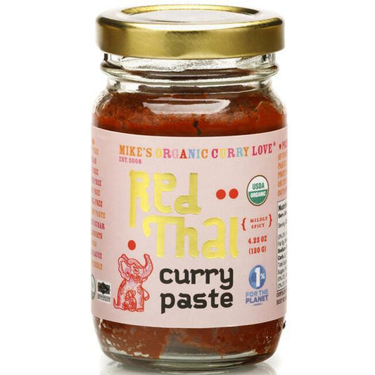 Mike's Organic Curry Love - 'Red Thai' Curry Paste (120G) - The Epicurean Trader