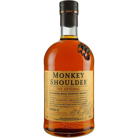 Monkey Shoulder - 'The Original' Blended Malt Scotch Whisky (1.75L) - The Epicurean Trader