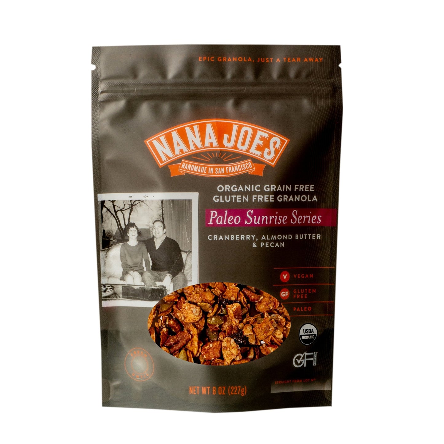 Nana Joes - 'Paleo Sunrise Series' Organic Granola Blend w/ Cranberry (8OZ)