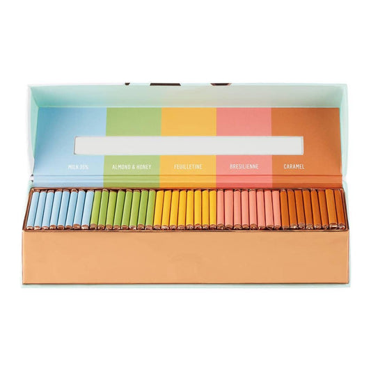 Neuhaus - Milk Chocolate Tasting Set (5 Flavours, 40 Chocolates) Pencil Box - The Epicurean Trader