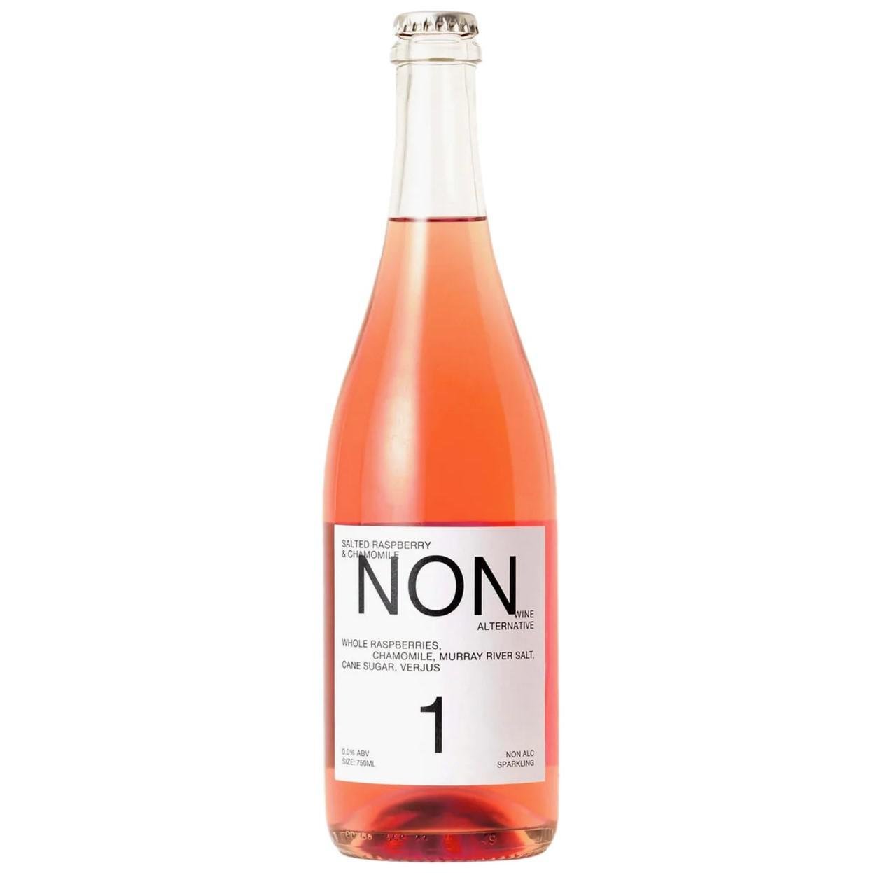 NON - 'NON 1' Salted Raspberry & Chamomile Non-Alcoholic Wine (750ML) - The Epicurean Trader