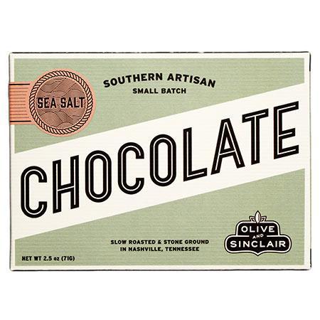 Olive & Sinclair - Sea Salt Chocolate Bar (75% | 2.5OZ) - The Epicurean Trader