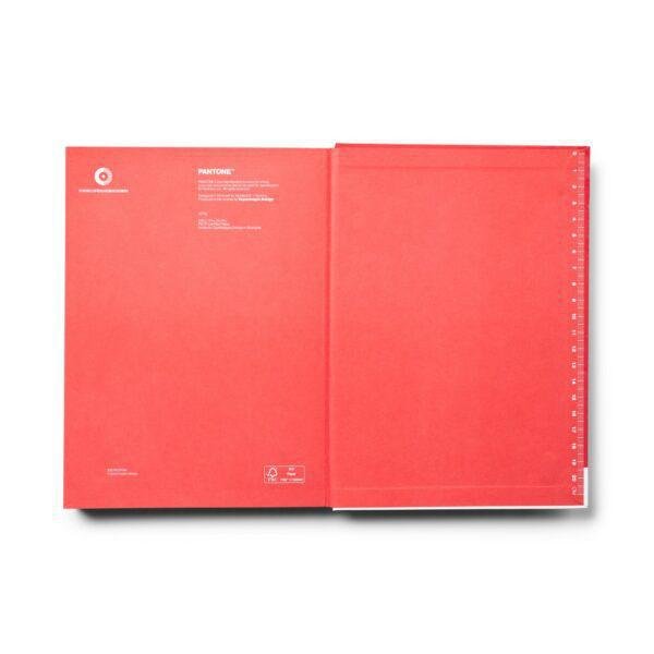 Pantone - 'Red 18-1763' Large Notebook - The Epicurean Trader