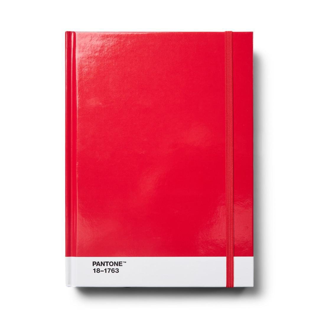Pantone - 'Red 18-1763' Large Notebook - The Epicurean Trader