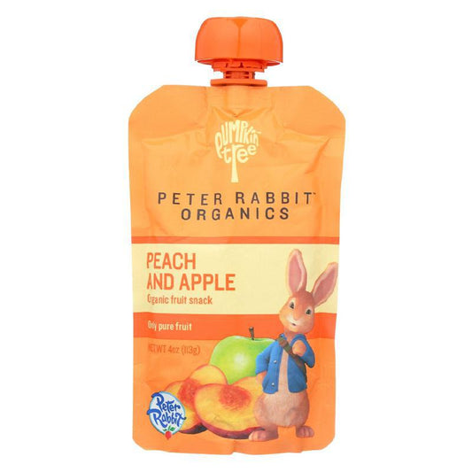Peter Rabbit Organics - Apple & Peach Baby Pouch (4OZ) - The Epicurean Trader