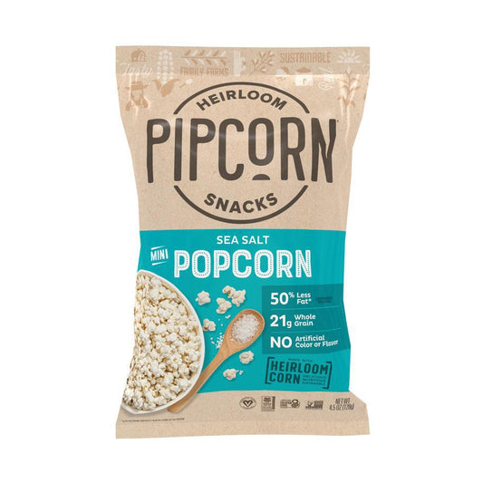 Pipcorn - 'Sea Salt' Heirloom Popcorn (4.5OZ) - The Epicurean Trader