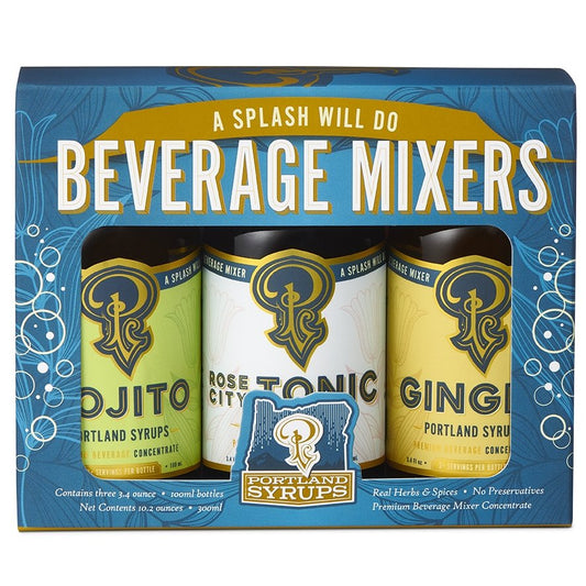 Portland Syrups - 'Beverage Mixers' Cocktail Sampler Set (3CT) - The Epicurean Trader