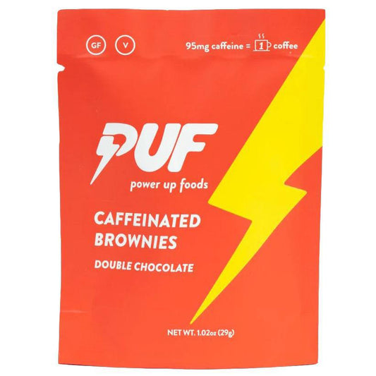 Power Up Foods - 'PUF' Double Chocolate Brownies w/ Green Tea Caffeine (29G) - The Epicurean Trader