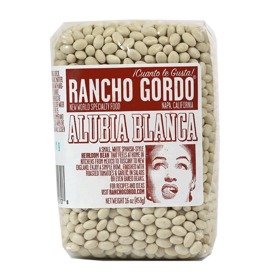 Rancho Gordo - 'Alubia Blanca' Heirloom Beans (16OZ) - The Epicurean Trader