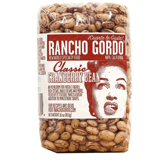 Rancho Gordo - 'Classic Cranberry' Heirloom Beans (16OZ) - The Epicurean Trader