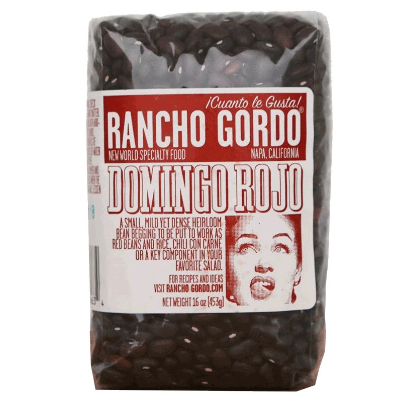 Rancho Gordo - 'Domingo Rojo' Heirloom Beans (16OZ) - The Epicurean Trader