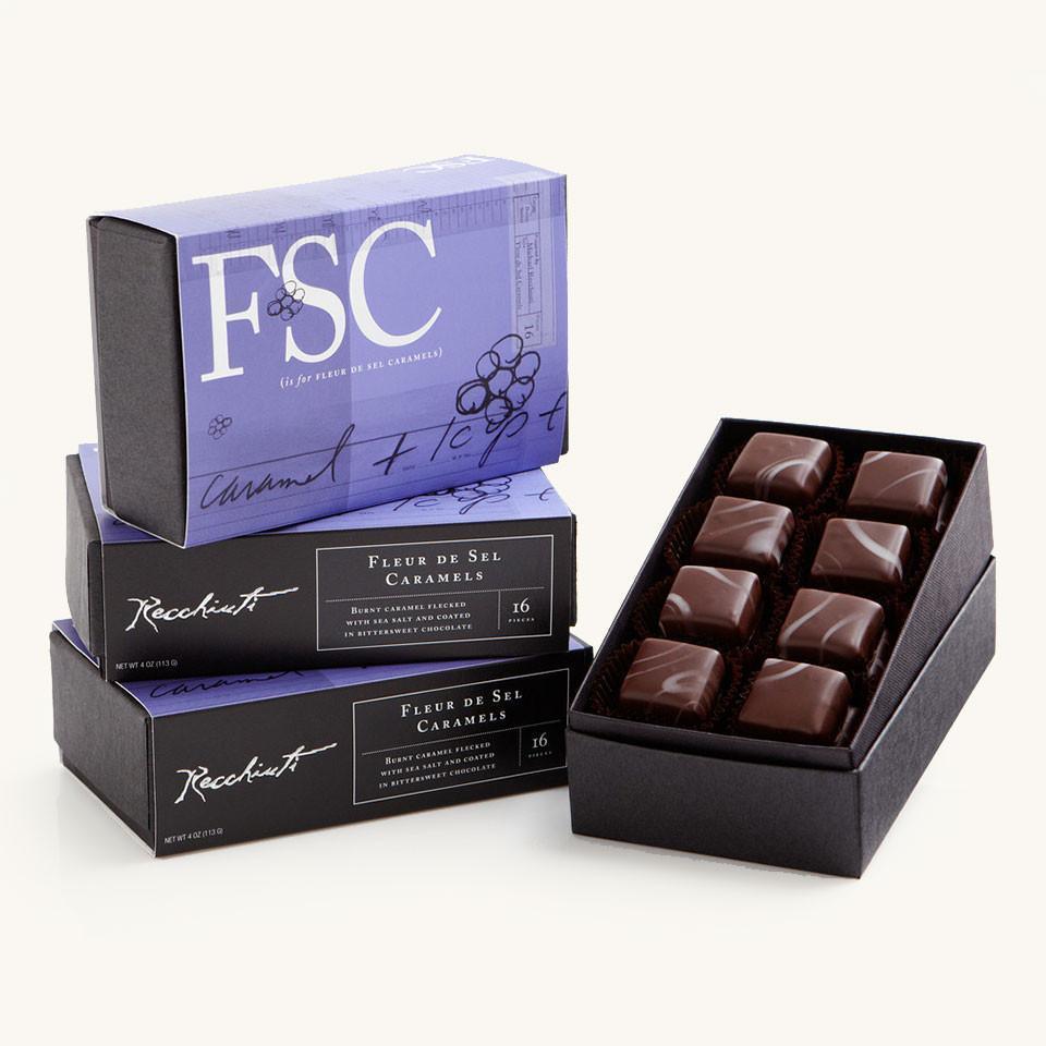 Recchiuti Confections - 'FSC' Fleur De Sel Caramels (16PC) - The Epicurean Trader