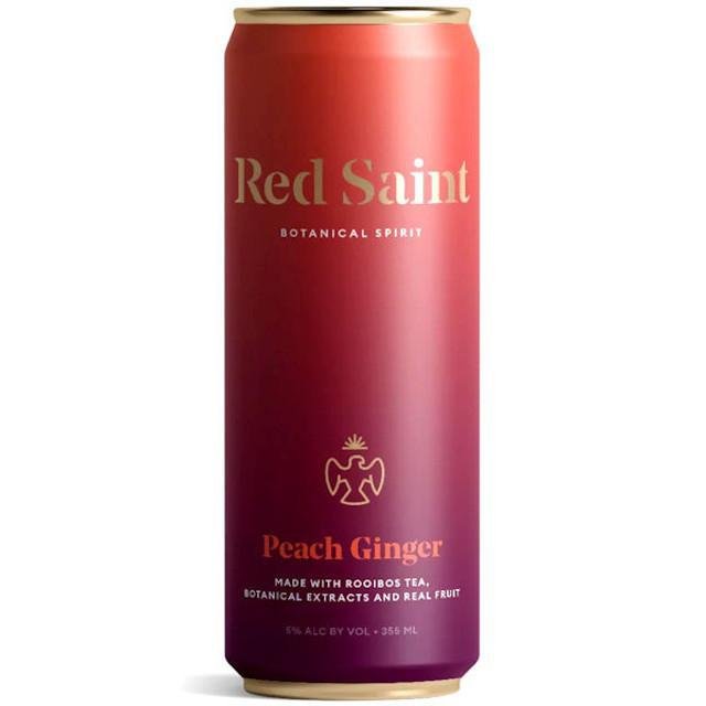 Red Saint - 'Peach Ginger' Hard Herbal Tea (4PK) - The Epicurean Trader