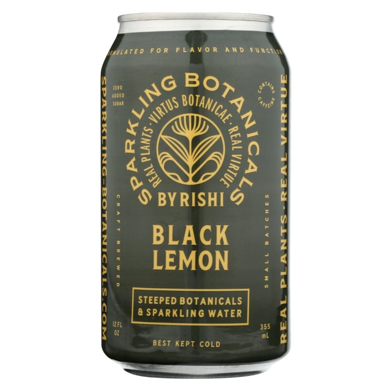 Rishi - 'Black Lemon' Sparkling Botanical Tea (12OZ) - The Epicurean Trader