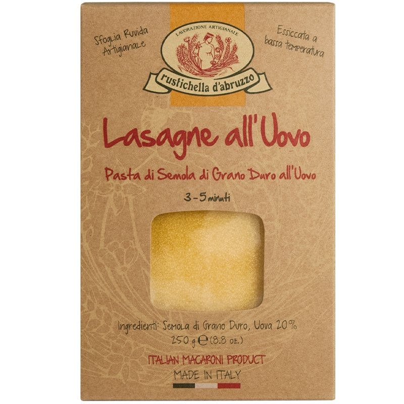 Rustichella D'Abruzzo - 'Lasagne all'Uovo' Egg Lasagna (250G)