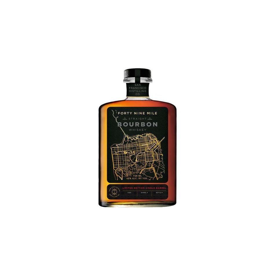 San Francisco Distilling Co. - Limited Edition Single-Barrel 'Forty Nine Mile' Bourbon (750ML) - The Epicurean Trader