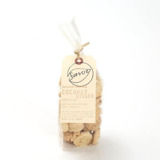 Savor Fine Foods - 'Coconut Ginger' Cookies (8OZ) - The Epicurean Trader