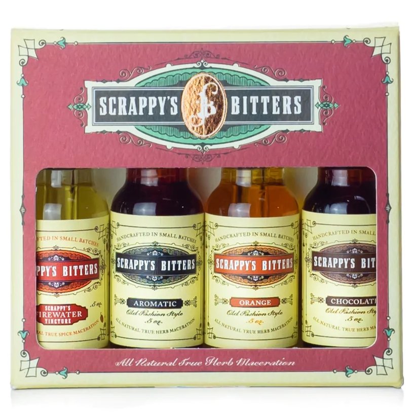 Scrappy's Bitters - 'The Essentials' Bitters Set (4x0.5OZ) - The Epicurean Trader