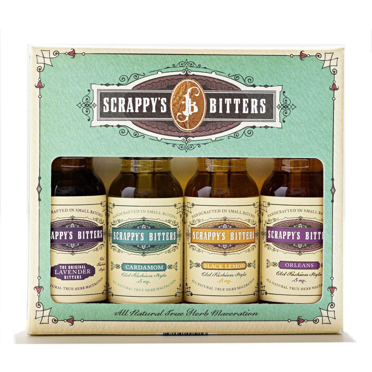 Scrappy's Bitters - 'The New Classics' Bitters Set (4x0.5OZ) - The Epicurean Trader