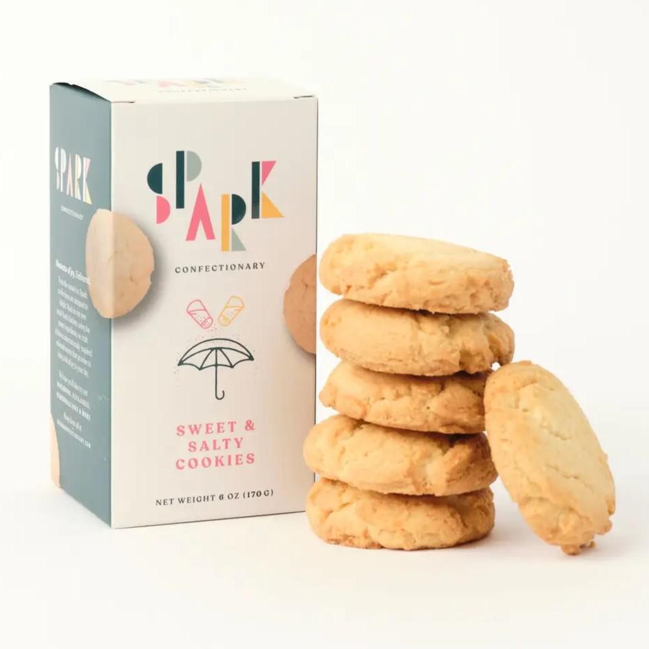 Spark Confectionary - 'Sweet & Salty' Cookies (6OZ) - The Epicurean Trader