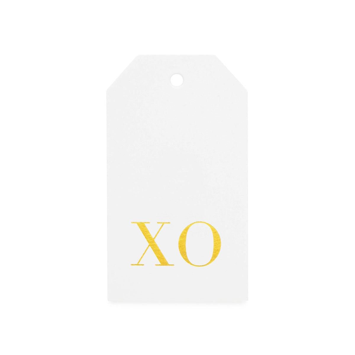 Sugar Paper - Gold 'XO' Gift Tag (1CT) - The Epicurean Trader