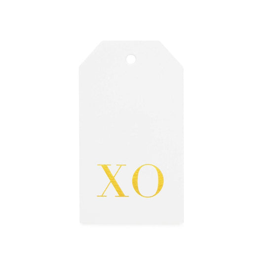 Sugar Paper - Gold 'XO' Gift Tag (1CT) - The Epicurean Trader