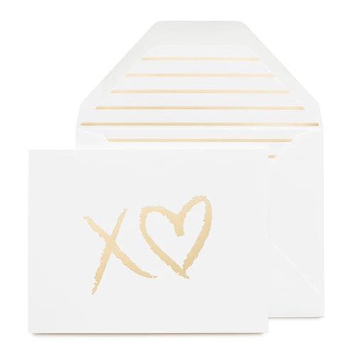 Sugar Paper - 'XO Heart' Folded Card (1CT) - The Epicurean Trader