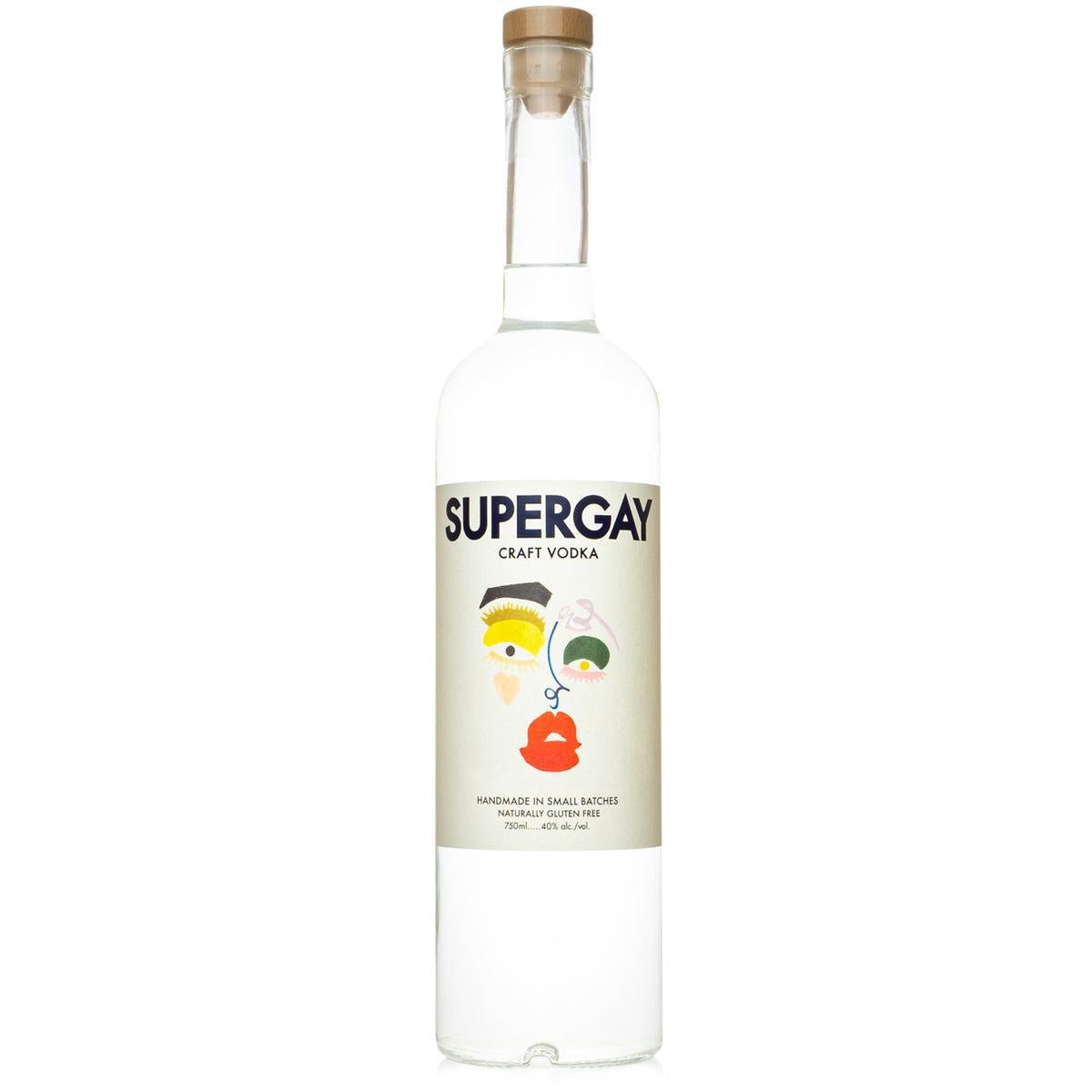 Supergay Spirits - 'Supergay' Craft Vodka (750ML) - The Epicurean Trader