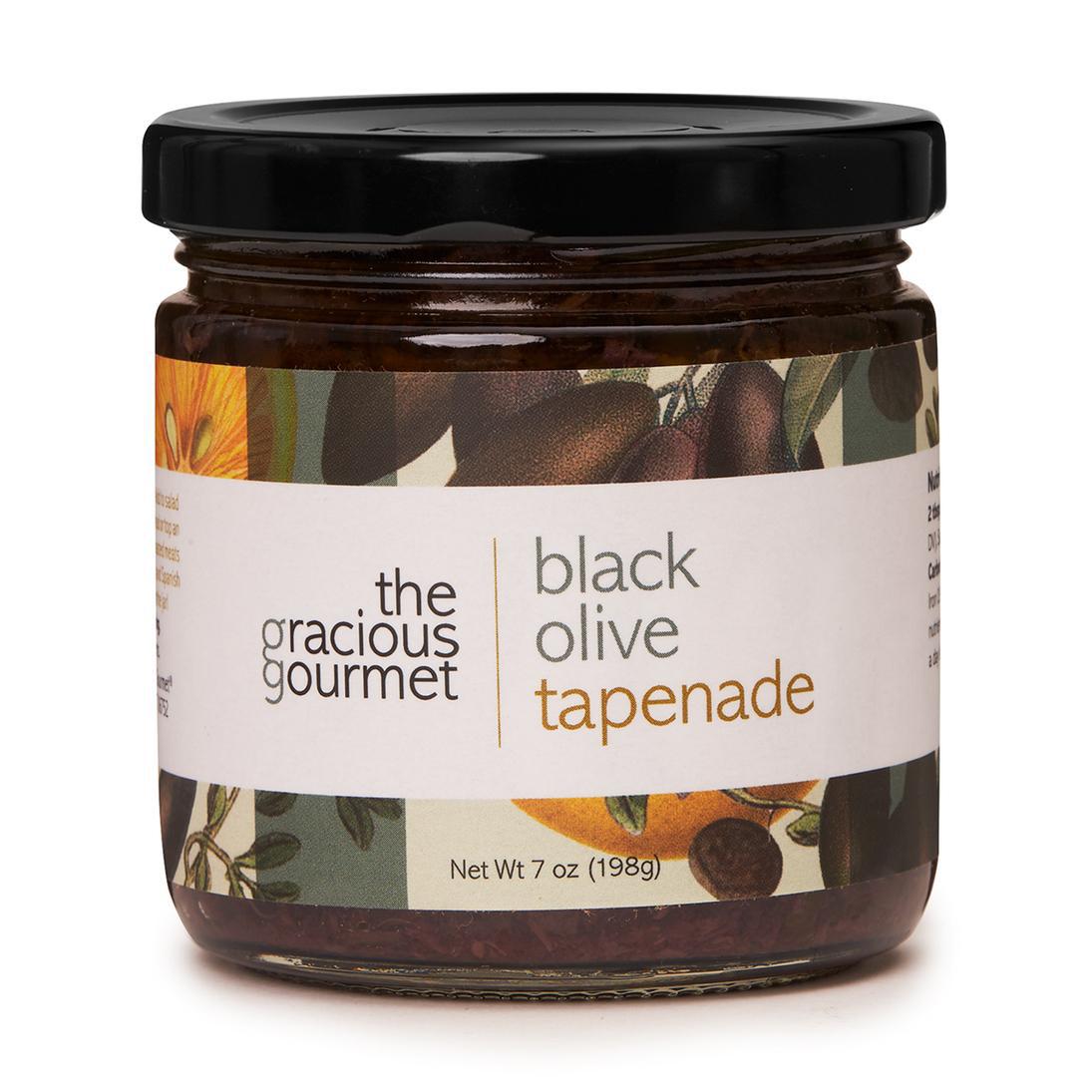 The Gracious Gourmet - Black Olive Tapenade (7OZ) - The Epicurean Trader