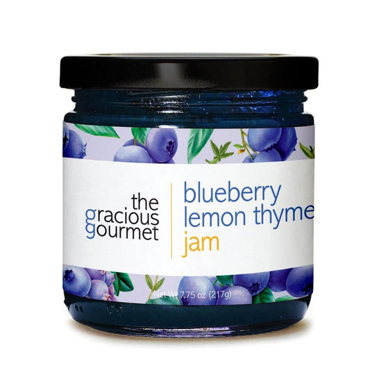 The Gracious Gourmet - Blueberry Lemon Thyme Jam (7.75OZ) - The Epicurean Trader