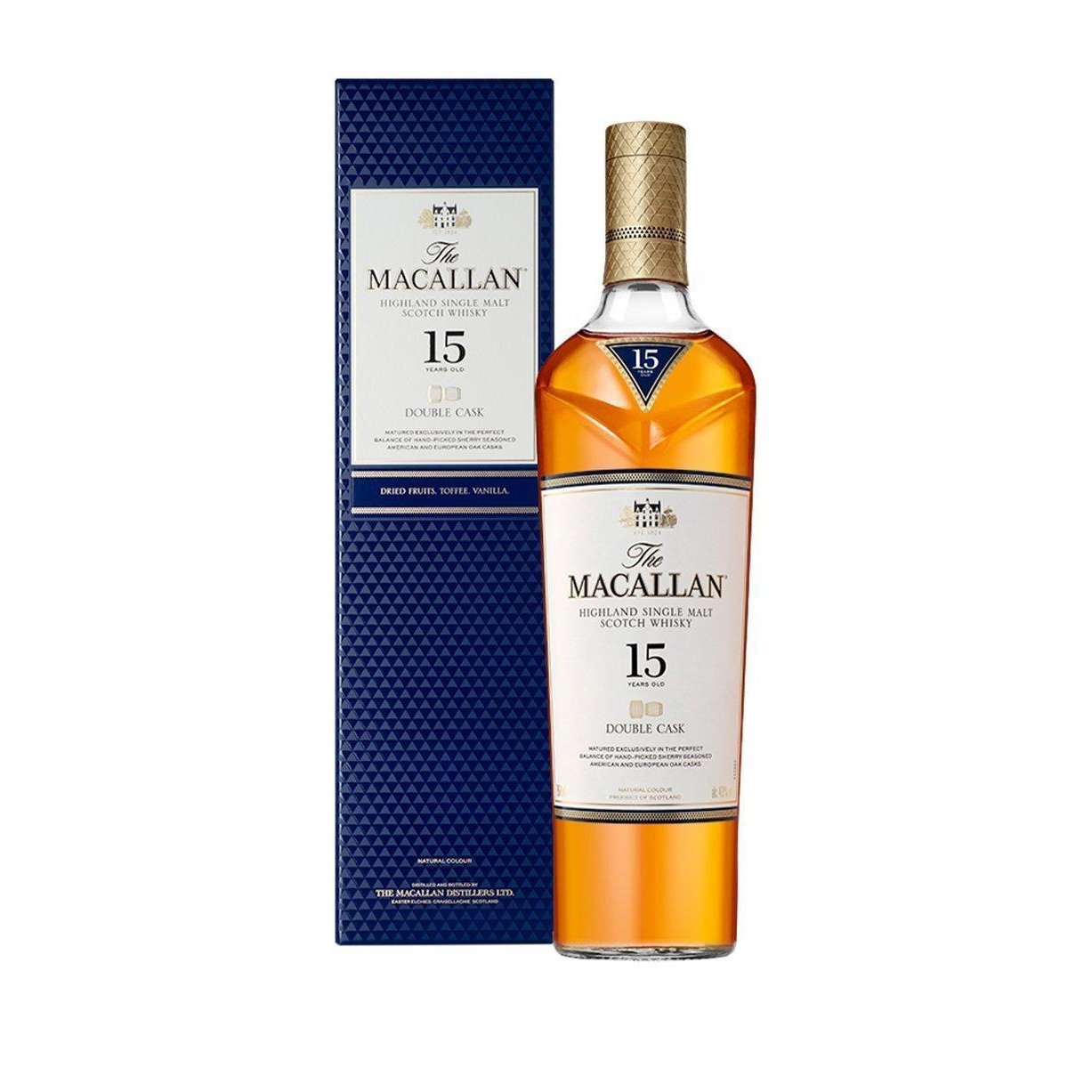 The Macallan - 'Double Cask' 15yr Highland Scotch Whisky (750ML) - The Epicurean Trader