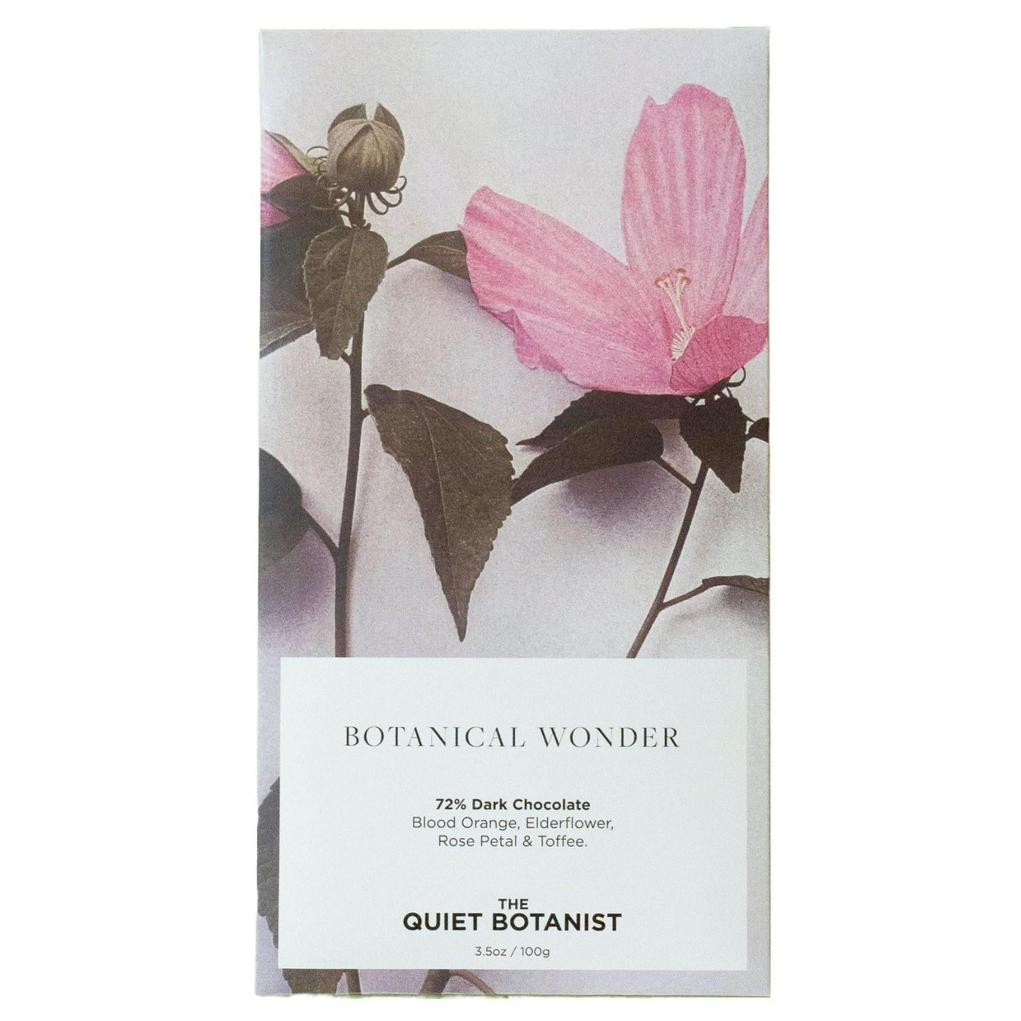 The Quiet Botanist - 'Botanical Wonder' Dark Chocolate (72% | 100G) - The Epicurean Trader