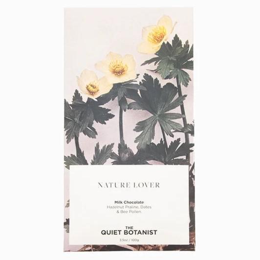 The Quiet Botanist - 'Nature Lover' Milk Chocolate (100G)