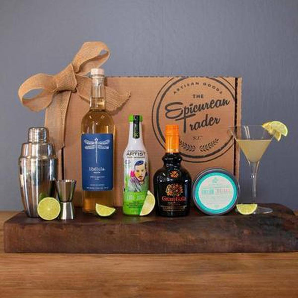 Craft Cocktail Gift Set - Margarita & Tequila Lovers Basket - 3