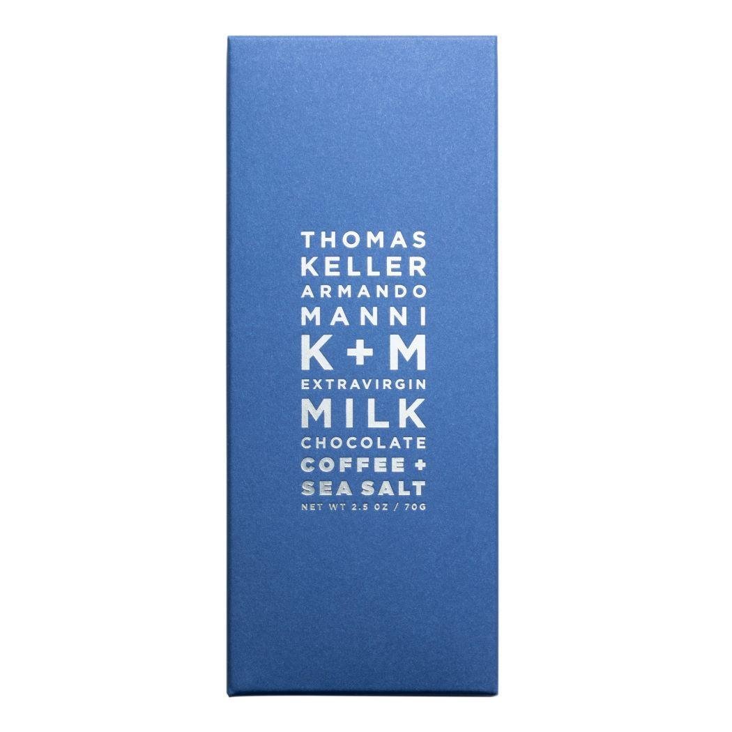 Thomas Keller K+M - 'Coffee + Sea Salt' Milk Chocolate (70G) - The Epicurean Trader