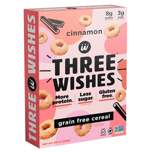 Three Wishes - 'Cinnamon' Grain Free Cereal (8.4OZ) - The Epicurean Trader