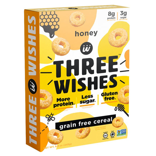 Three Wishes - 'Honey' Grain Free Cereal (8.6OZ) - The Epicurean Trader