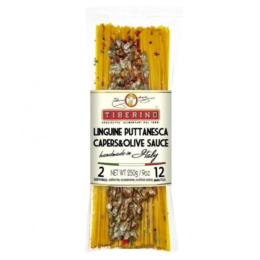 Tiberino - Linguine 'Puttanesca' w/ Capers & Olives (9OZ) - The Epicurean Trader