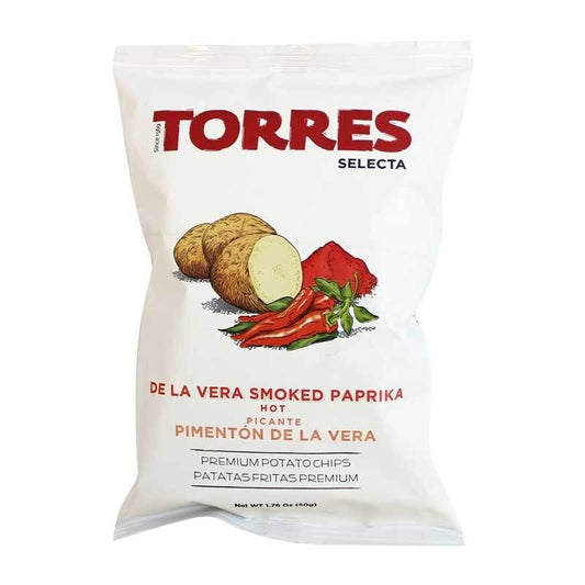 Torres Selecta - 'Smoked Hot Paprika' Premium Potato Chips (50G) - The Epicurean Trader