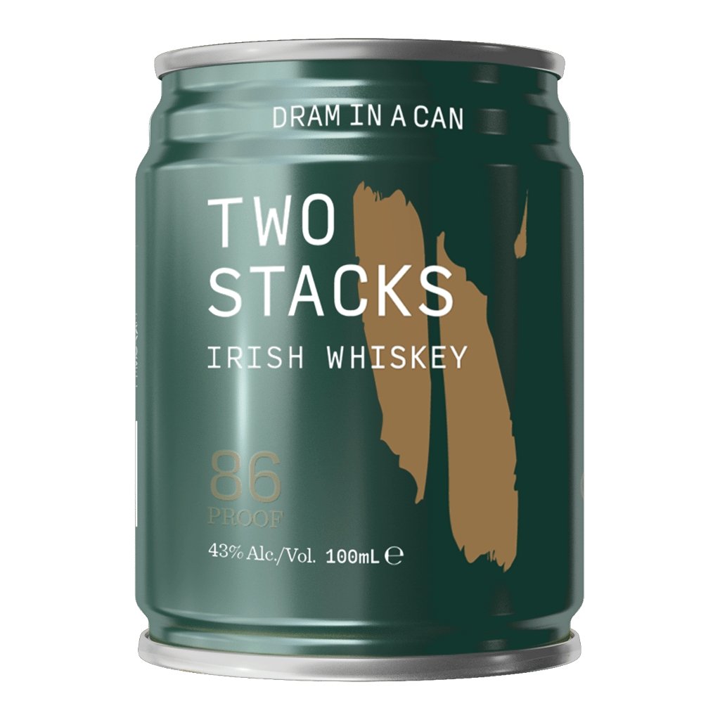 Two Stacks - 'Dram In A Can' Irish Whiskey (100ML) - The Epicurean Trader