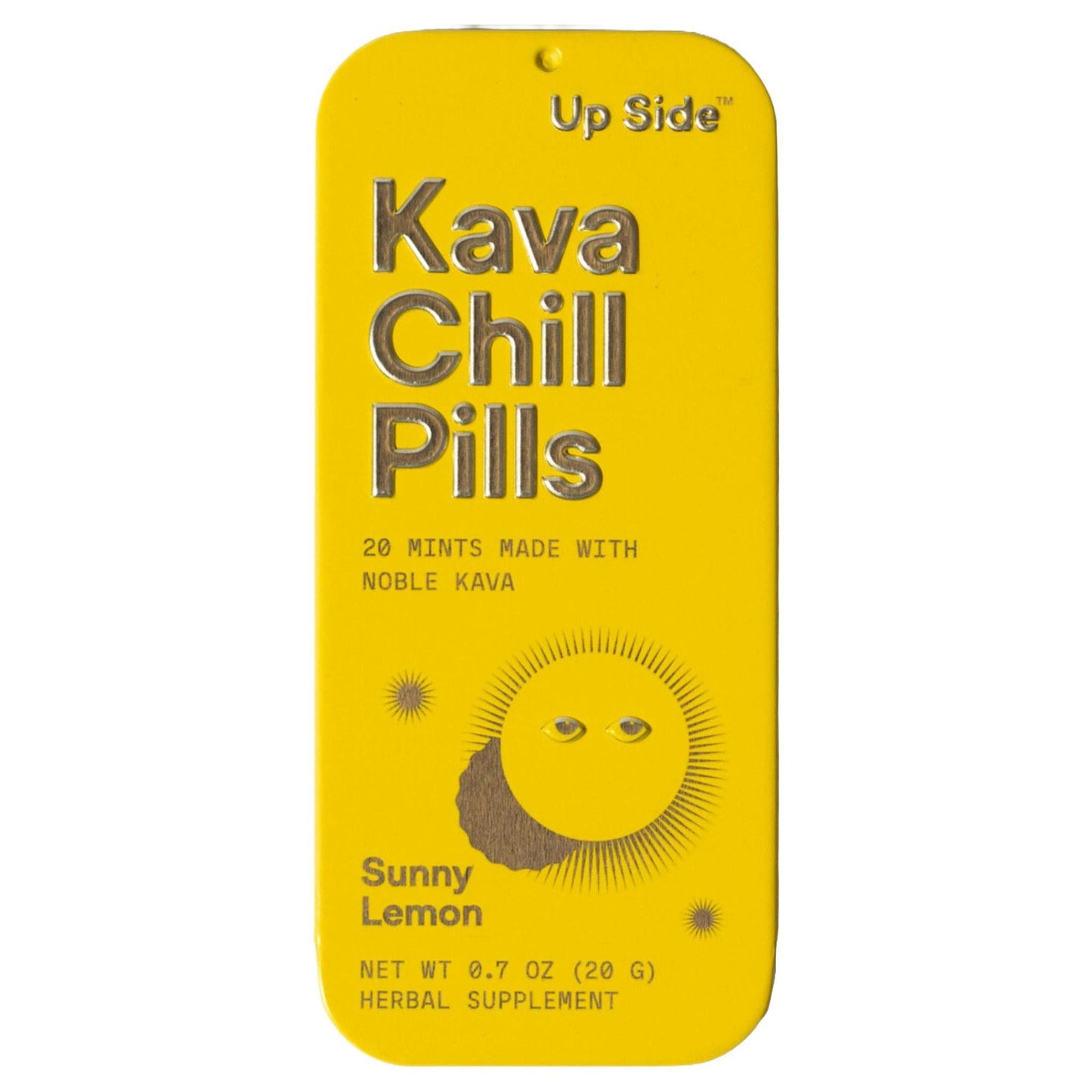Up Side - 'Kava Chill Pills: Sunny Lemon' Herbal Supplement (20CT) - The Epicurean Trader