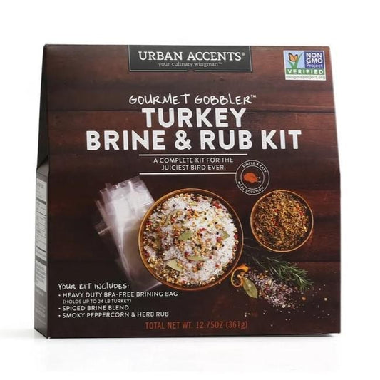 Urban Accents - 'Gourmet Gobbler' Turkey Brine & Rub Kit (12.75OZ) - The Epicurean Trader