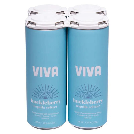 VIVA - Huckleberry Tequila Seltzer (4PK) - The Epicurean Trader