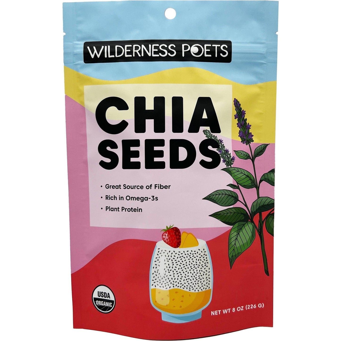 Wilderness Poets - Organic Chia Seeds (8OZ) - The Epicurean Trader