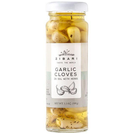 Zibari Foods - Garlic Cloves in Oil w/ Herbs (3.5OZ) - The Epicurean Trader